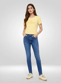 Women Alexa Jeans Super Skinny Fit Dark Blue High Rise