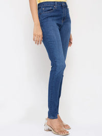 Women Alexa Jeans Super Skinny Fit Dark Blue High Rise