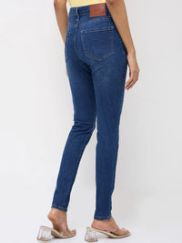 Women Alexa Jeans Super Skinny Fit Dark Blue High Rise