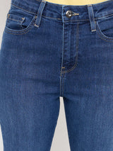Women Alexa Jeans Super Skinny Fit Dark Blue High Rise
