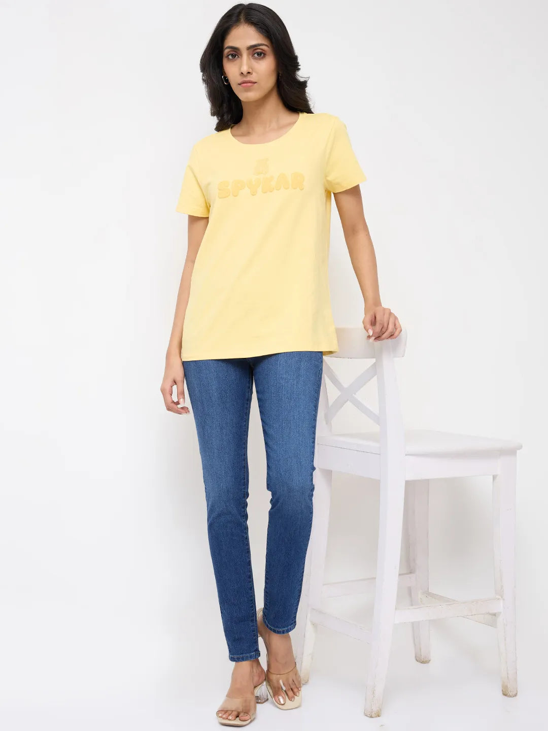 Women Alexa Jeans Super Skinny Fit Dark Blue High Rise