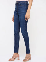 Women Alexa Jeans Super Skinny Fit Dark Blue High Rise