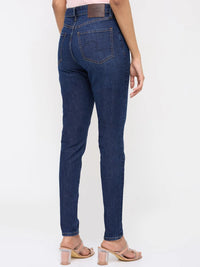 Women Alexa Jeans Super Skinny Fit Dark Blue High Rise