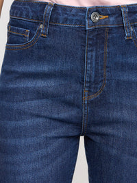 Women Alexa Jeans Super Skinny Fit Dark Blue High Rise