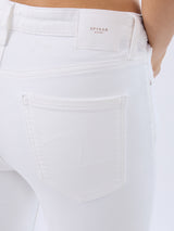 Women Alexa Jeans Super Skinny Fit White High Rise