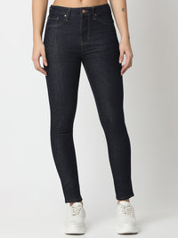 Women Jeans Super Skinny Fit Blue High Rise