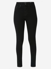 Women Alexa Jeans Super Skinny Fit Jet Black High Rise