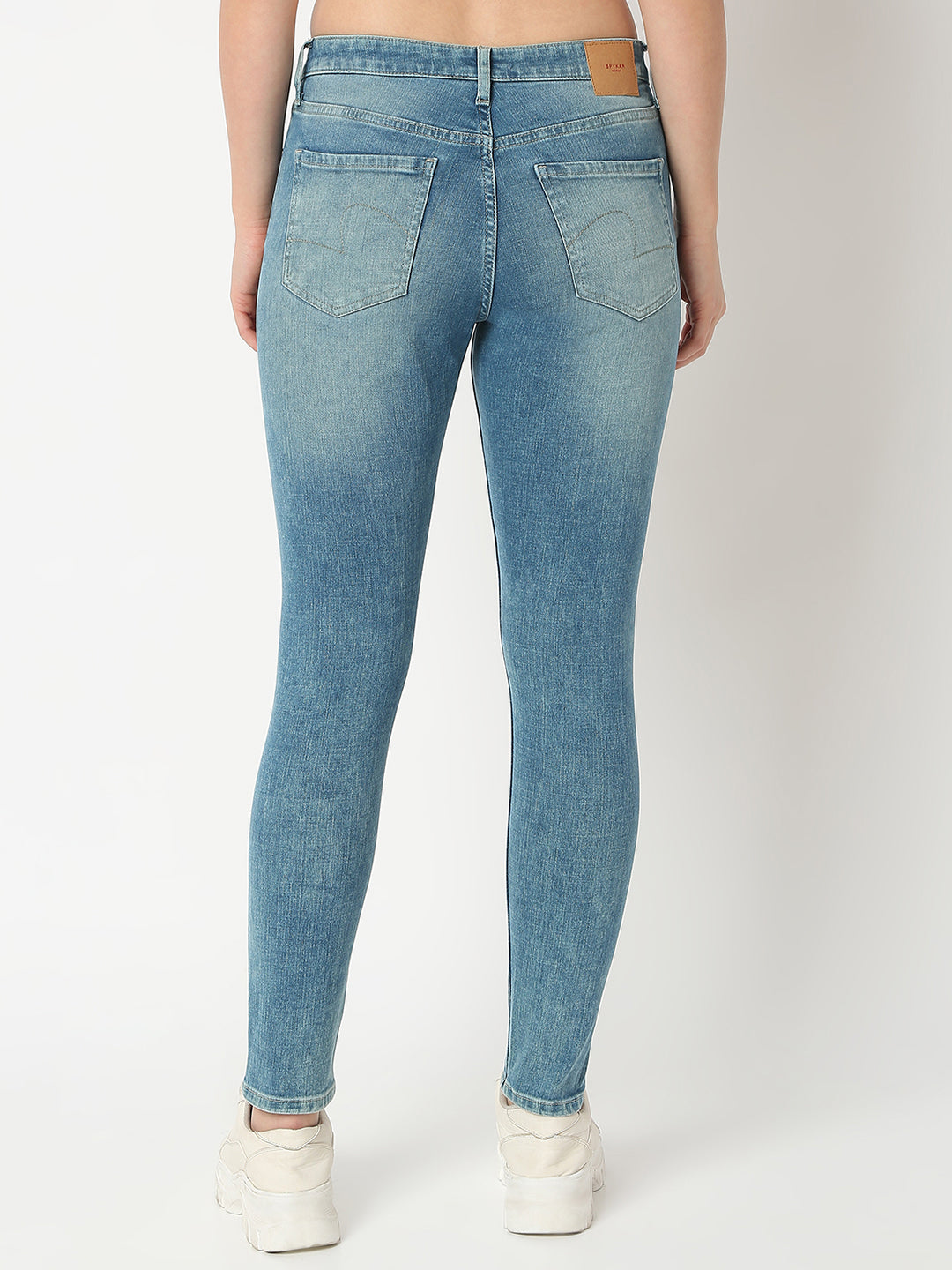 Spykar Super Skinny Fit High-Rise Jeans For Women