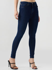 Women Alexa Jeans Super Skinny Fit Dark Blue High Rise