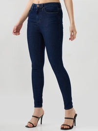 Women Alexa Jeans Super Skinny Fit Dark Blue High Rise