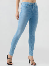 Women Alexa Jeans Super Skinny Fit Blue High Rise