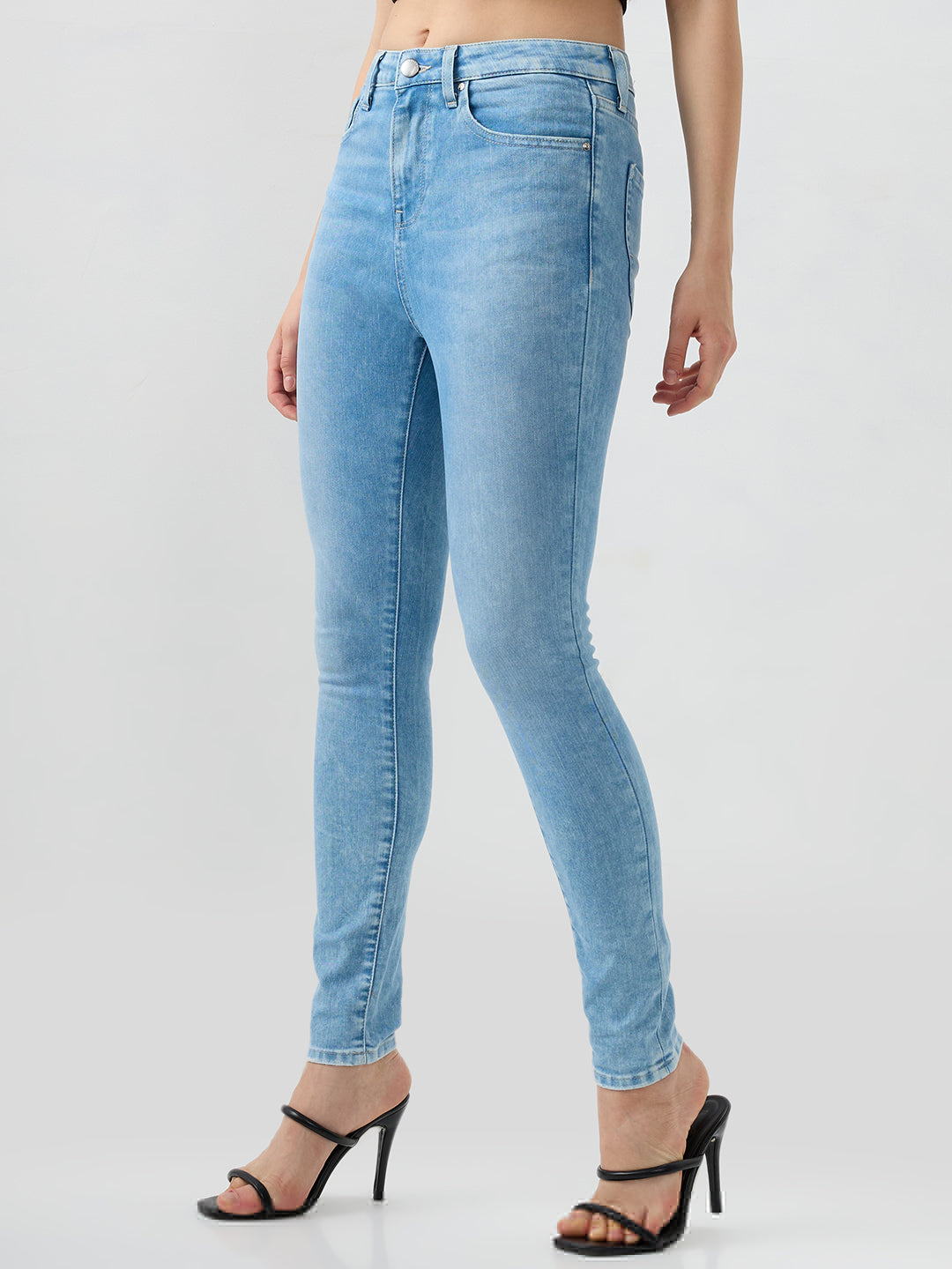 Women Alexa Jeans Super Skinny Fit Blue High Rise