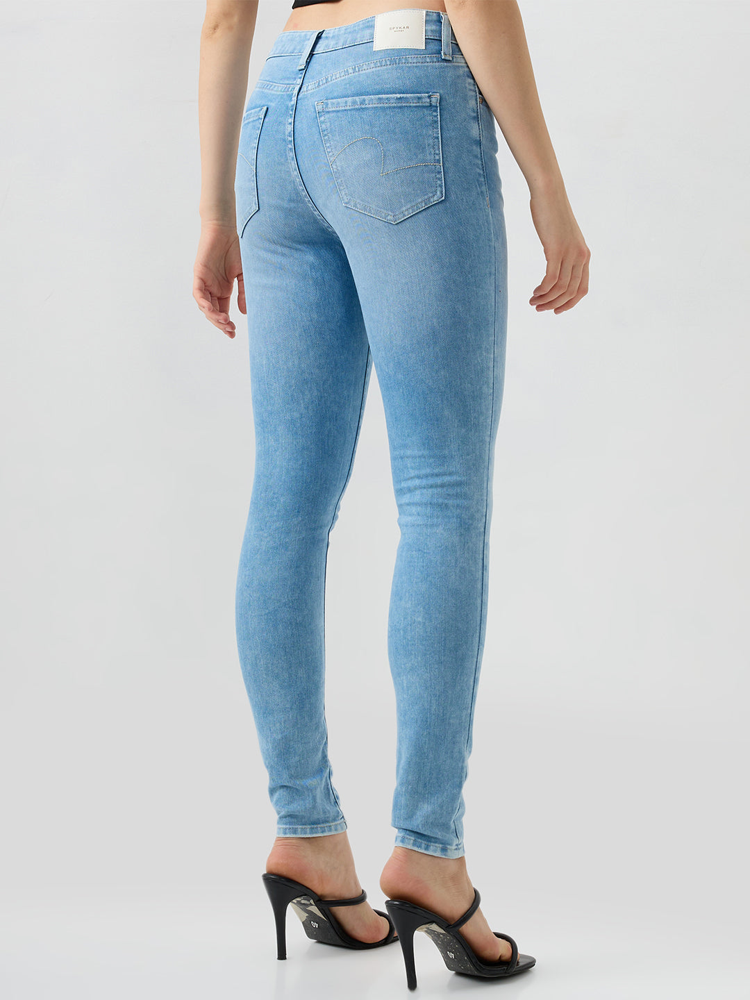 Women Alexa Jeans Super Skinny Fit Blue High Rise