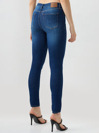 Women Alexa Jeans Super Skinny Fit Blue High Rise