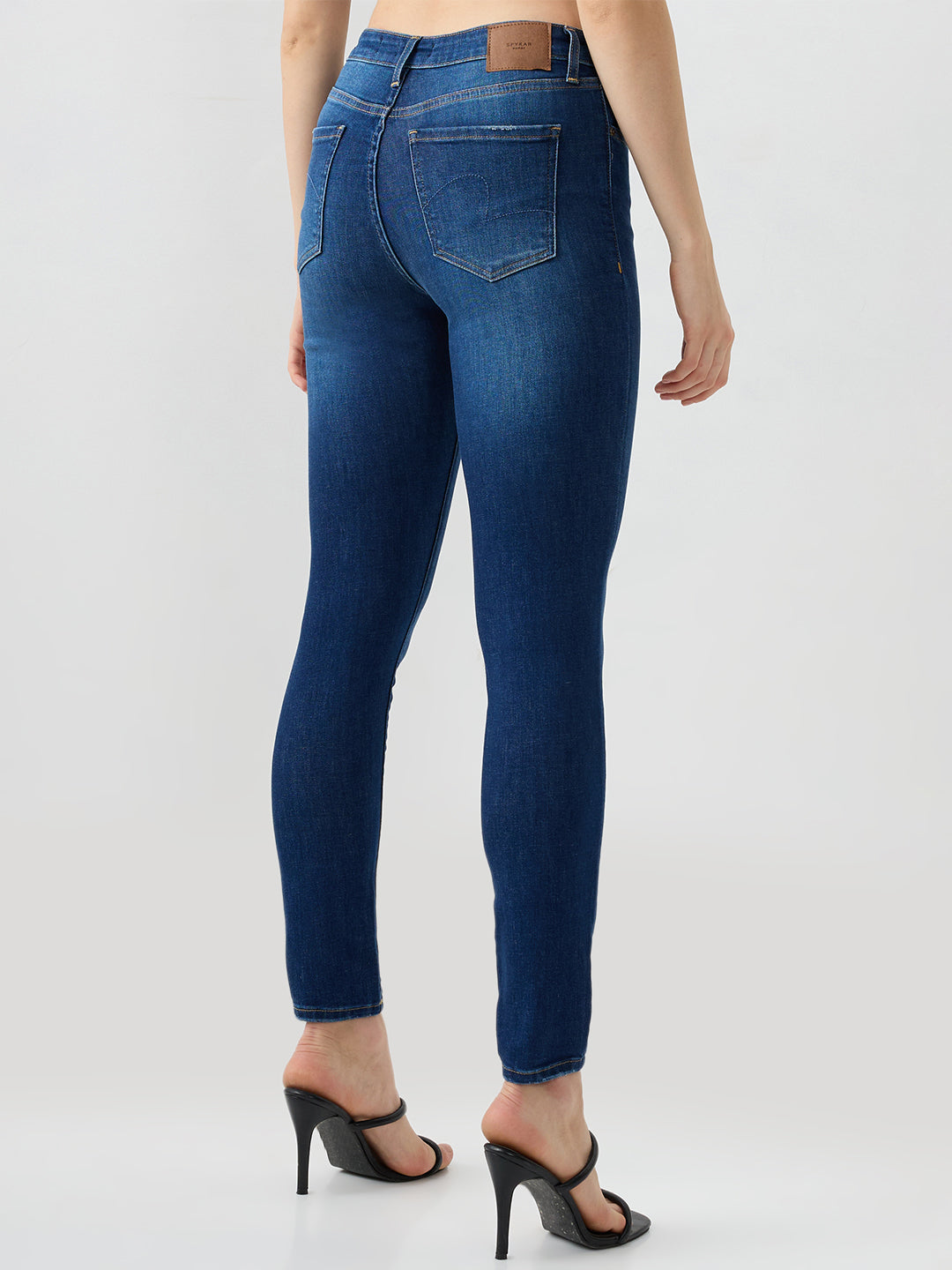 Women Alexa Jeans Super Skinny Fit Blue High Rise