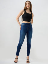 Women Alexa Jeans Super Skinny Fit Blue High Rise