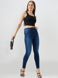 Women Alexa Jeans Super Skinny Fit Blue High Rise