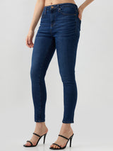Women Alexa Jeans Super Skinny Fit Dark Blue High Rise