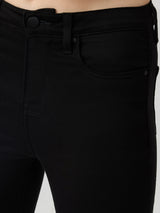 Women Jeans Skinny Fit Jet Black High Rise