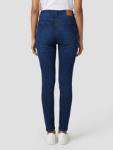 Women Alexa Jeans Super Skinny Fit Dark Blue High Rise