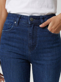 Women Alexa Jeans Super Skinny Fit Dark Blue High Rise