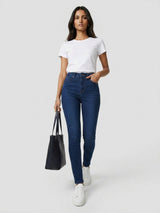 Women Alexa Jeans Super Skinny Fit Dark Blue High Rise