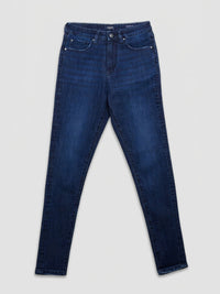 Women Alexa Jeans Super Skinny Fit Dark Blue High Rise