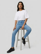 Women Alexa Jeans Super Skinny Fit Light Blue High Rise