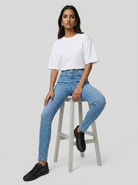 Women Alexa Jeans Super Skinny Fit Light Blue High Rise