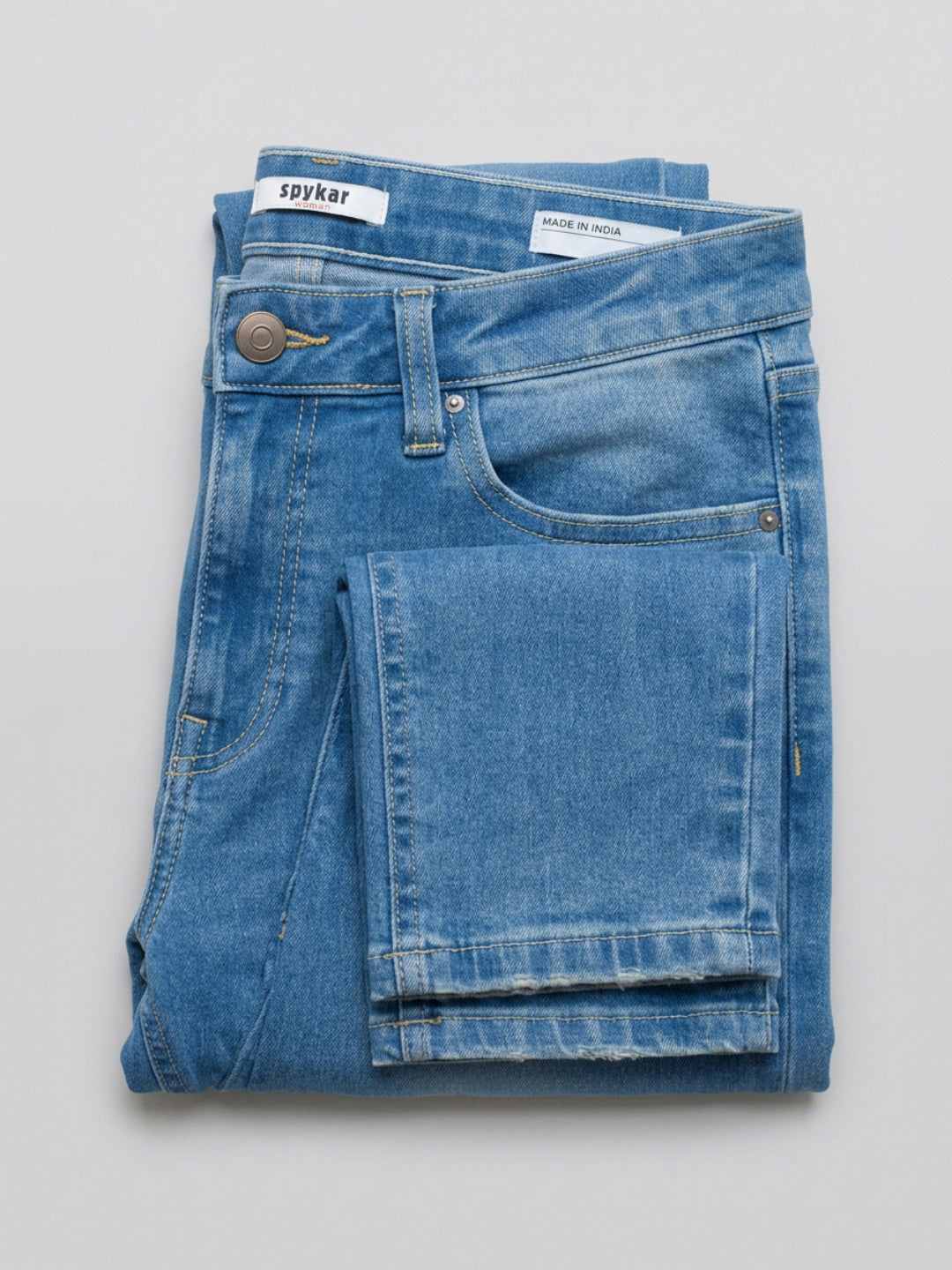 Women Alexa Jeans Super Skinny Fit Light Blue High Rise