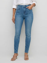 Women Alexa Jeans Super Skinny Fit Mid Blue High Rise
