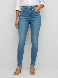 Women Alexa Jeans Super Skinny Fit Mid Blue High Rise