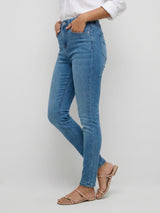 Women Alexa Jeans Super Skinny Fit Mid Blue High Rise