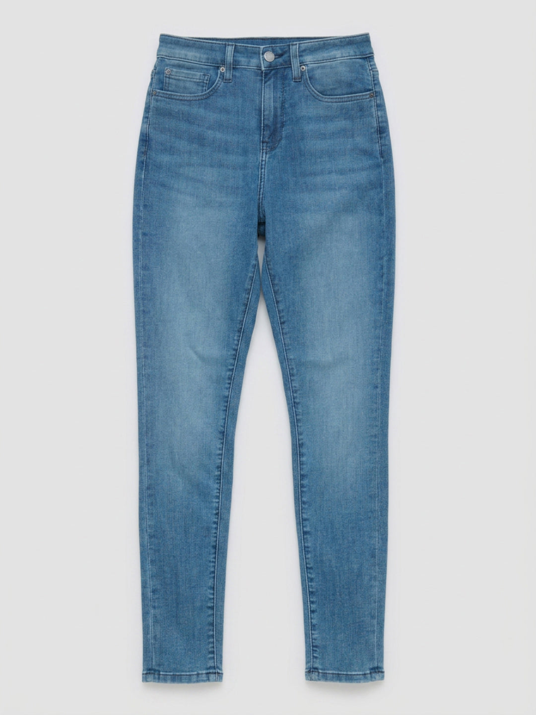 Women Alexa Jeans Super Skinny Fit Mid Blue High Rise
