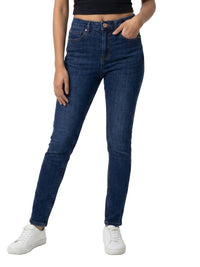 Women Alexa Jeans Super Skinny Fit Dark Blue High Rise