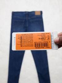 Women Alexa Jeans Super Skinny Fit Dark Blue High Rise