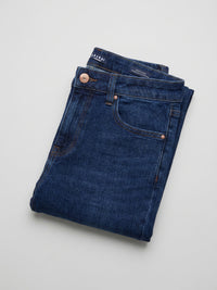 Women Alexa Jeans Super Skinny Fit Dark Blue High Rise