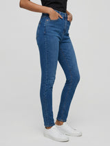 Women Alexa Jeans Super Skinny Fit Mid Blue High Rise