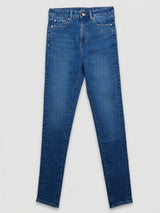 Women Alexa Jeans Super Skinny Fit Mid Blue High Rise