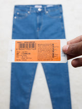 Women Alexa Jeans Super Skinny Fit Light Blue Mid Rise