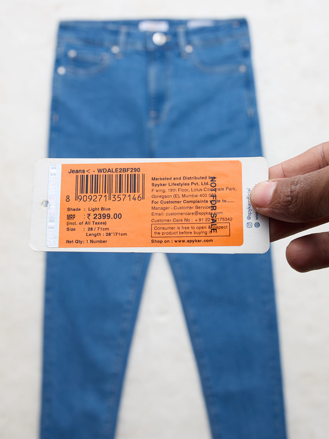 Women Alexa Jeans Super Skinny Fit Light Blue Mid Rise