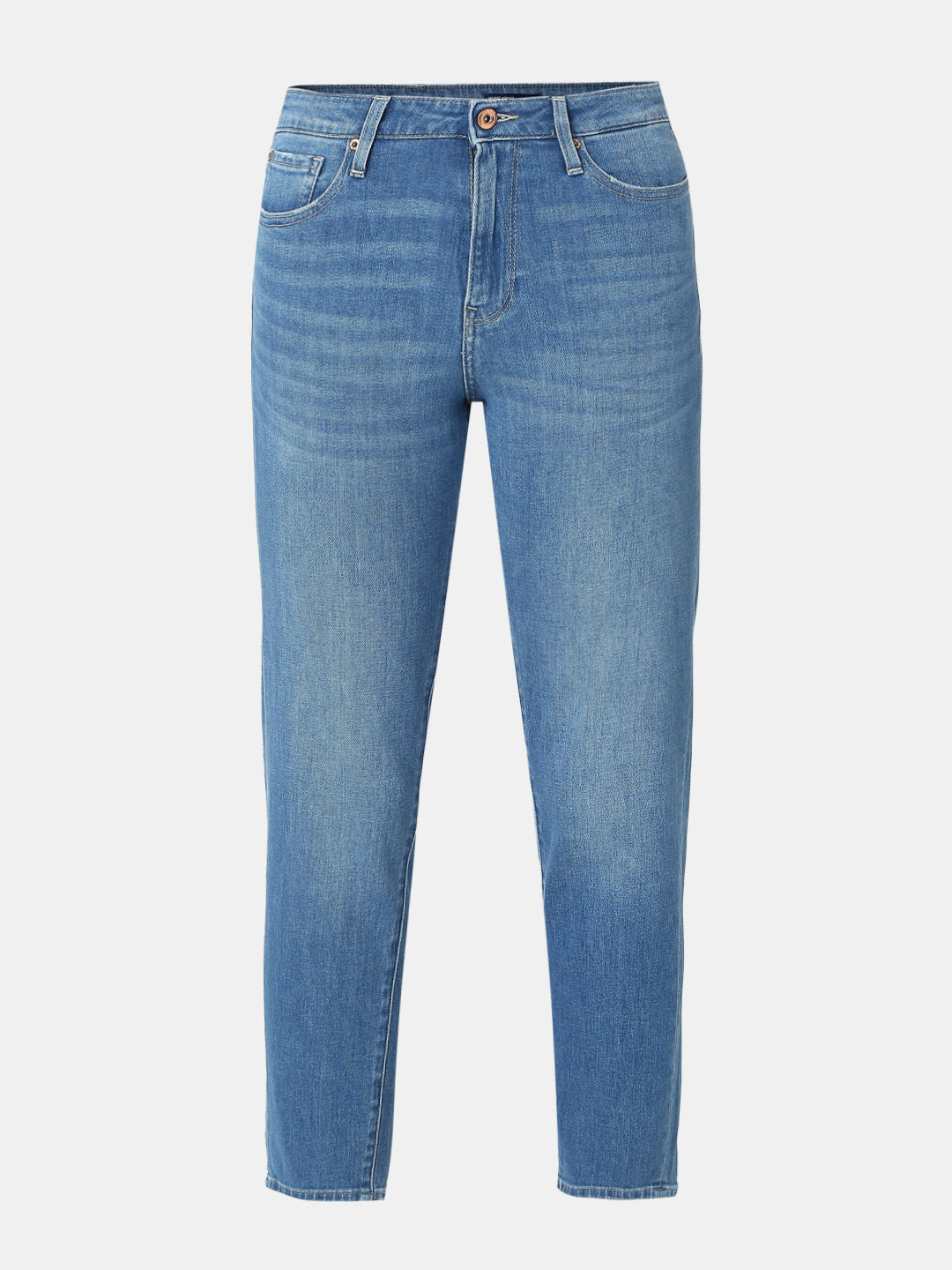 Women Amora Jeans Mom Fit Light Blue Mid Rise