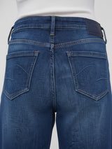 Women Bella Jeans Straight Fit Vintage Blue High Rise