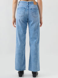 Women Bella Jeans Straight Fit Blue High Rise