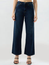 Women Bella Jeans Straight Fit Blue Mid Rise