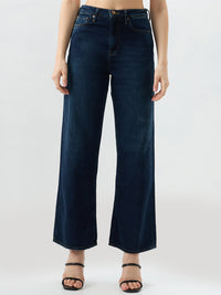 Women Bella Jeans Straight Fit Blue Mid Rise