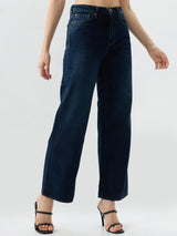 Women Bella Jeans Straight Fit Blue Mid Rise