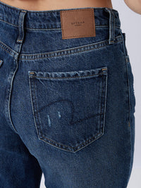 Women Bella Jeans Straight Fit Blue Mid Rise