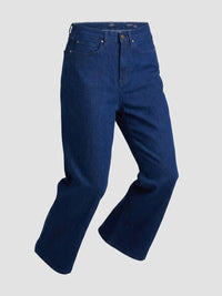 Women Bella Jeans Straight Fit Dark Blue High Rise