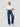 Women Bella Jeans Straight Fit Mid Blue High Rise